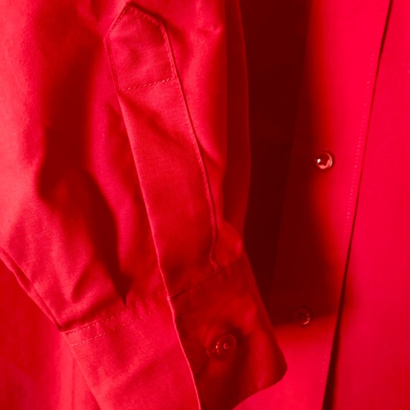 Foxcroft Red Wrinkle-Free Shirt - Picture 4 of 8